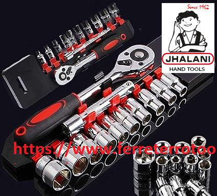 Jhalani Tool: Components of a socket set typically include