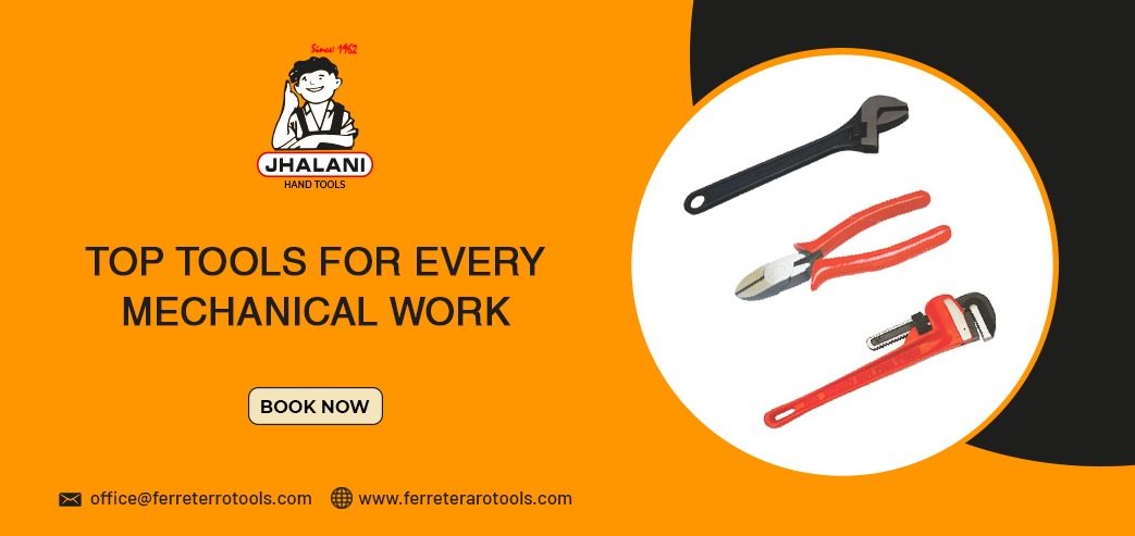 Jhalani, Top Tools For Every Mechanical Work claw hammer, chisel - Jhalani